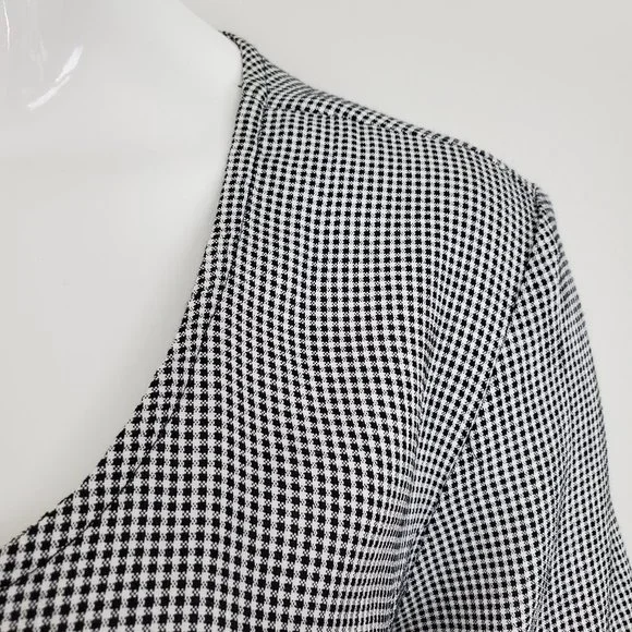 HELD Vintage 90's Black Gingham Maxi Dress - Picture 10 of 10